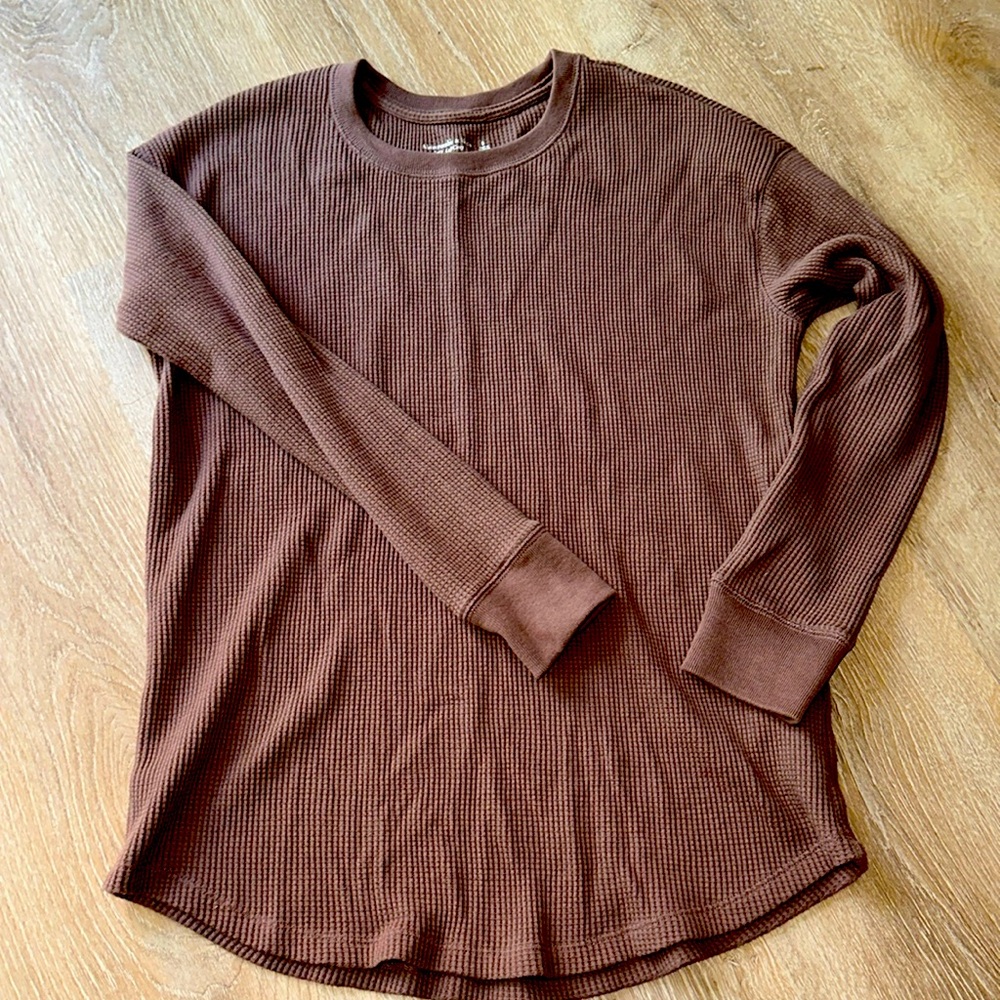 Like new Abercrombie soft and cozy waffle long sleeve